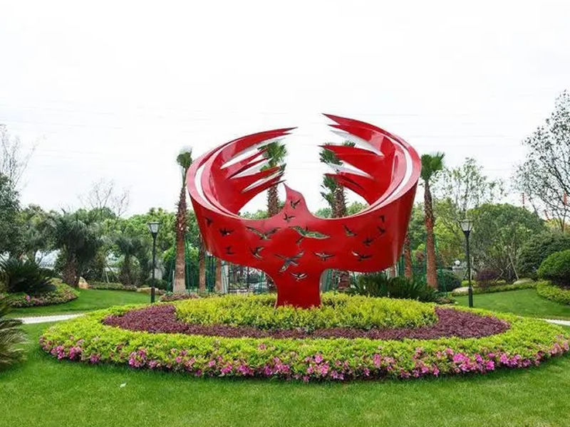 陜西公園不銹鋼雕塑